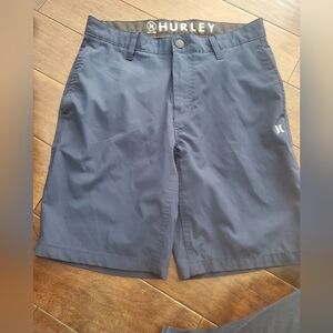 Hurley Men's Dark Blue Athletic Shorts Size 30  Like New Worn Once
